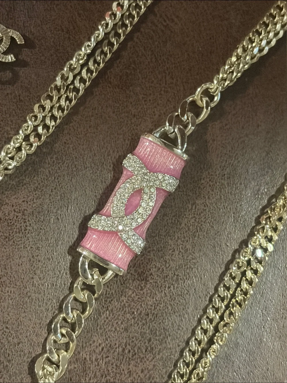 ✨💖 Chanel 🩰 CC 🪩 48” Multi chain ⛓️ Necklace 💎 ✨
